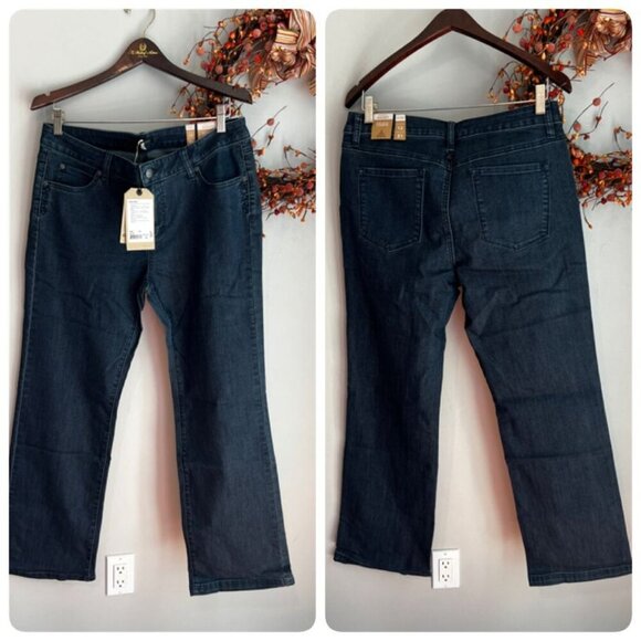 prAna Women's JADA Soft Stretch Denim Boot-cut Size 12 / 30"L in Indigo - Picture 1 of 9